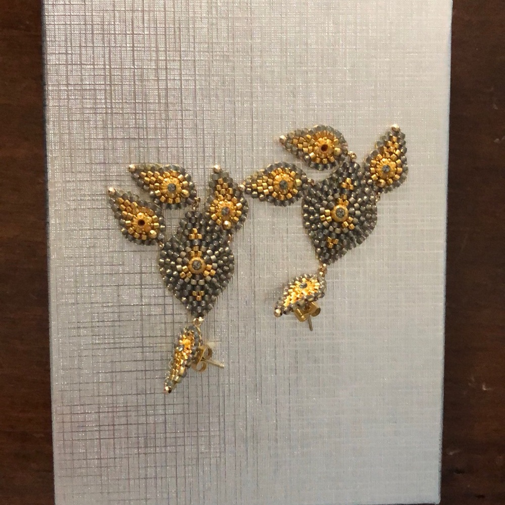 Miguel Ases chandelier earrings